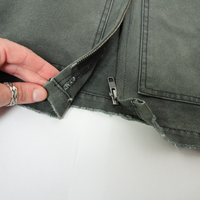 Canvas Waxed Denim Jacket - Midnight Green