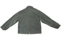 Canvas Waxed Denim Jacket - Midnight Green