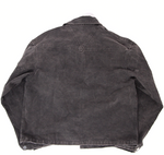 Canvas Waxed Denim Jacket - Black