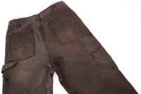 Canvas Waxed Denim Carpenter Jean - Brown