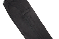 Canvas Waxed Denim Carpenter Jean - Black