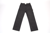 Canvas Waxed Denim Carpenter Jean - Black
