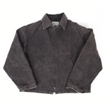Canvas Waxed Denim Jacket - Black