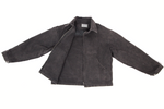 Canvas Waxed Denim Jacket - Black