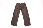 Canvas Waxed Denim Carpenter Jean - Brown