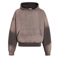 Vintage Washed Hoodie - Brown
