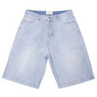 Baggy Jean Short - Light Wash