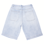 Baggy Jean Short - Light Wash