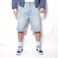 Baggy Jean Short - Light Wash