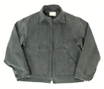 Canvas Waxed Denim Jacket - Midnight Green
