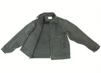 Canvas Waxed Denim Jacket - Midnight Green